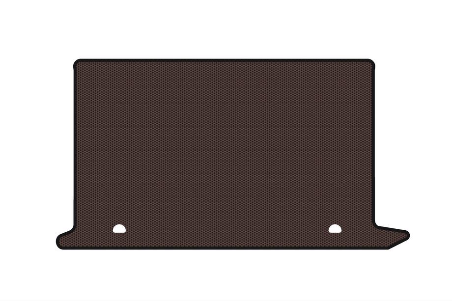 Fiat Doblo II 2010–2022 Rubberen kofferbakmat Carsuit V2 (Bruin) Image