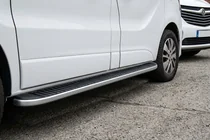 Nissan Primastar 2002–2014 Tayga side steps (2 stuks, aluminium) foto 1