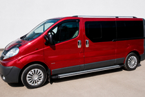 Nissan Primastar 2002–2014 Rainbow zijtreden (set van 2, aluminium) foto 2