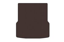Tesla Model S 2012– Carsuit rubberen kofferbakmat voorzijde (4WD, 2012-2021, bruin) foto 1