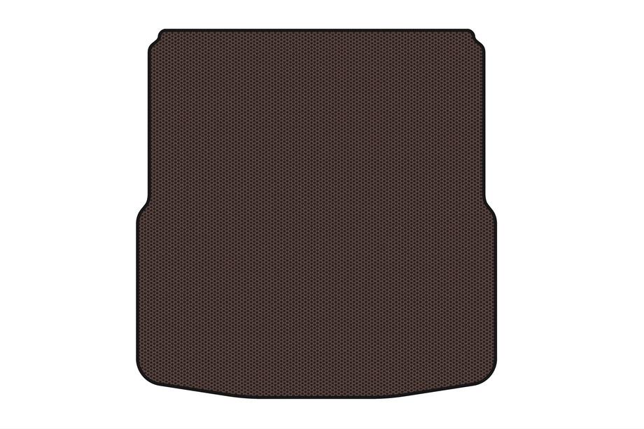 Skoda Superb 2009–2015 Carsuit rubberen kofferbakmat (dubbele laadvloer, SW, bruin) Image