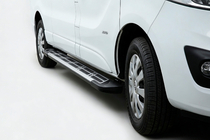 Opel Vivaro 2001–2015 Sunrise side steps (2 stuks, aluminium) foto 1