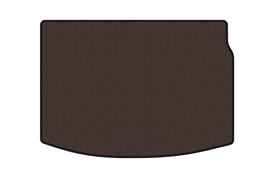 Renault Megane III 2009–2016 Rubberen kofferbakmat Carsuit (HB, bruin) Image