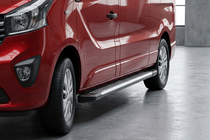 Renault Trafic 2001–2015 Side steps Line (2 stuks, aluminium) foto 1
