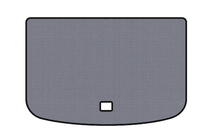 Audi A1 2010–2018 Rubberen kofferbakmat Carsuit (HB, 3-deurs, grijs) foto 1