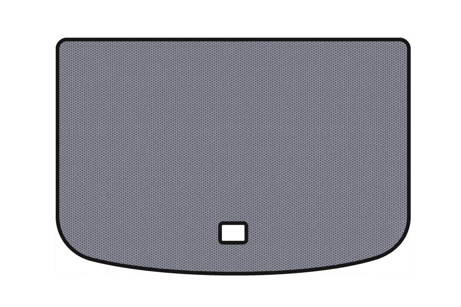 Audi A1 2010–2018 Rubberen kofferbakmat Carsuit (HB, 3-deurs, grijs) Image