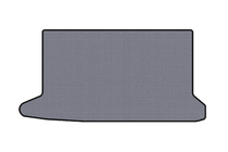 Audi A2 1999–2005 Rubberen kofferbakmat Carsuit V-1 (HB, grijs) foto 1