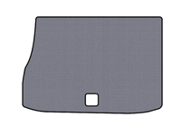 Citroen DS-5 2011–2015 Rubberen kofferbakmat Carsuit (HB, hybride/automaat, grijs) foto 1