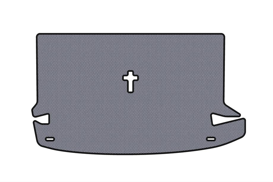 Dacia Lodgy 2012–2022 Rubberen kofferbakmat Carsuit (7-zits, grijs) Image