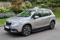 Peugeot 2008 2013–2019 RedLine Black zijsteps (set van 2, aluminium) foto 1
