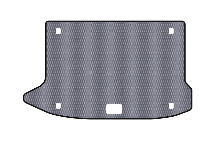 Hyundai Kona 2017–2023 Rubberen kofferbakmat Carsuit V3 (Grijs) Image