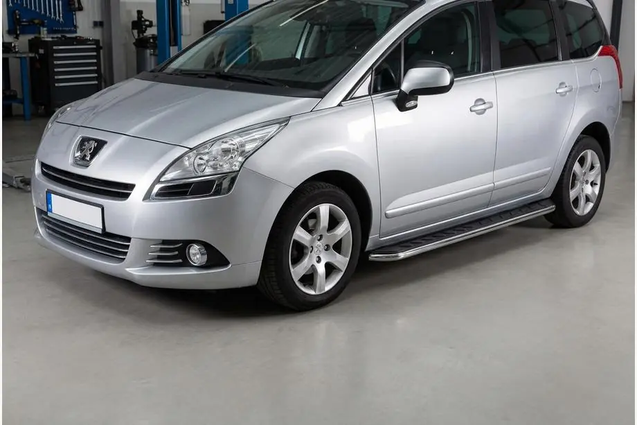 Peugeot 5008 2009–2016 Maydos V1 zijtreden (set 2 stuks, aluminium + RVS) Image