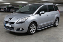Peugeot 5008 2009–2016 Side steps Tayga Grey (set van 2, aluminium) foto 1