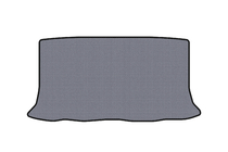 Nissan Micra K12 2003–2010 Rubberen kofferbakmat Carsuit (HB, grijs) foto 1