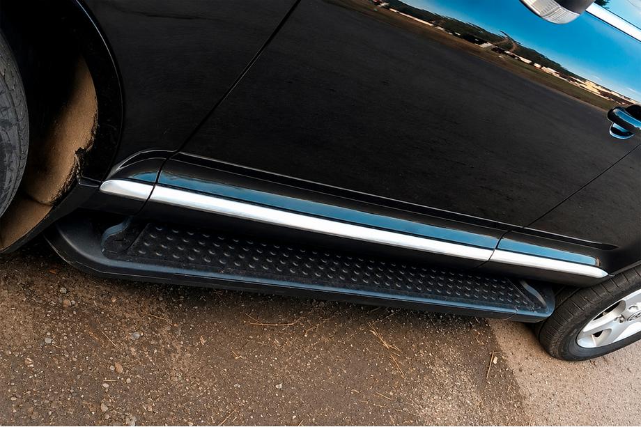 Porsche Cayenne 2003–2010 Allmond Black side steps (2 st., aluminium) Image
