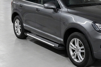Porsche Cayenne 2003–2010 Side steps Line (2 stuks, aluminium) foto 1