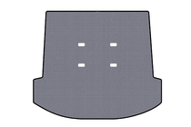 Toyota Fortuner 2006–2015 Rubberen kofferbakmat Carsuit (Grijs) foto 1
