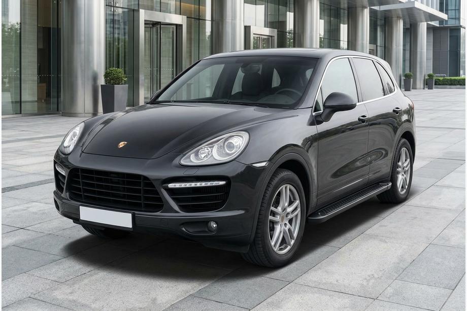 Porsche Cayenne 2010–2017 Allmond Black side steps (2 st., aluminium) Image