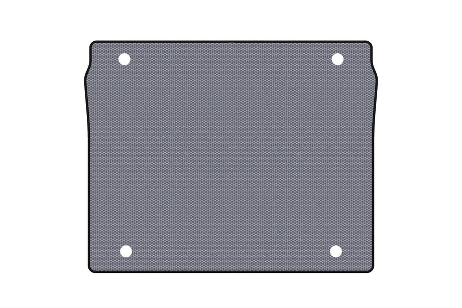 Fiat Doblo II 2010–2022 Rubberen kofferbakmat Carsuit (5-zits/korte wielbasis, grijs) Image