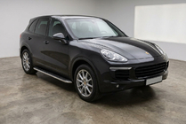 Porsche Cayenne 2010–2017 Maydos V1 zijtreden (set 2 stuks, aluminium + RVS) foto 1