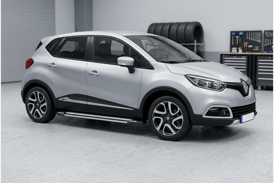 Renault Captur 2013–2019 Rainbow zijtreden (set van 2, aluminium) Image