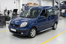 Renault Kangoo 1998–2008 Line side steps (set van 2, aluminium) foto 1