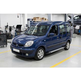 Line side steps (set van 2, aluminium) Renault Kangoo 1998–2008 foto 1