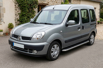 Renault Kangoo 1998–2008 Maydos V1 side steps (set van 2, aluminium/RVS) foto 1