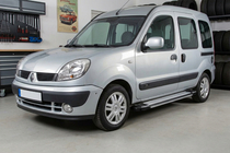 Renault Kangoo 1998–2008 Rainbow side steps (2 stuks, aluminium) foto 1