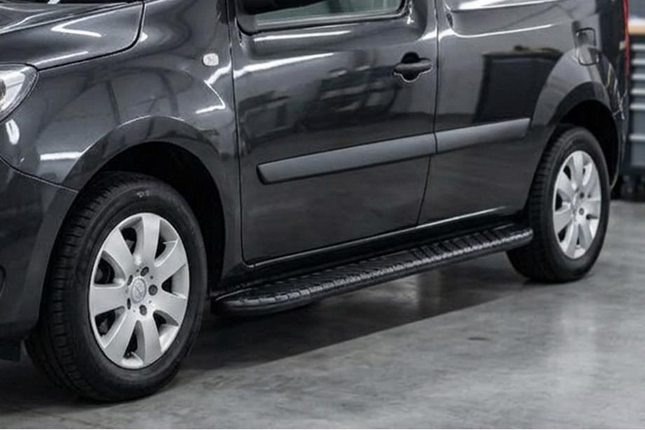 Renault Kangoo 2008–2020 Bosphorus Black side steps (2 st., aluminium) Korte wielbasis Image