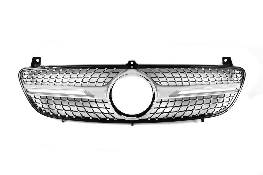Mercedes Vito W639 2004–2014 B-keuze Voorgrille Diamond Silver (2004-2010) Image