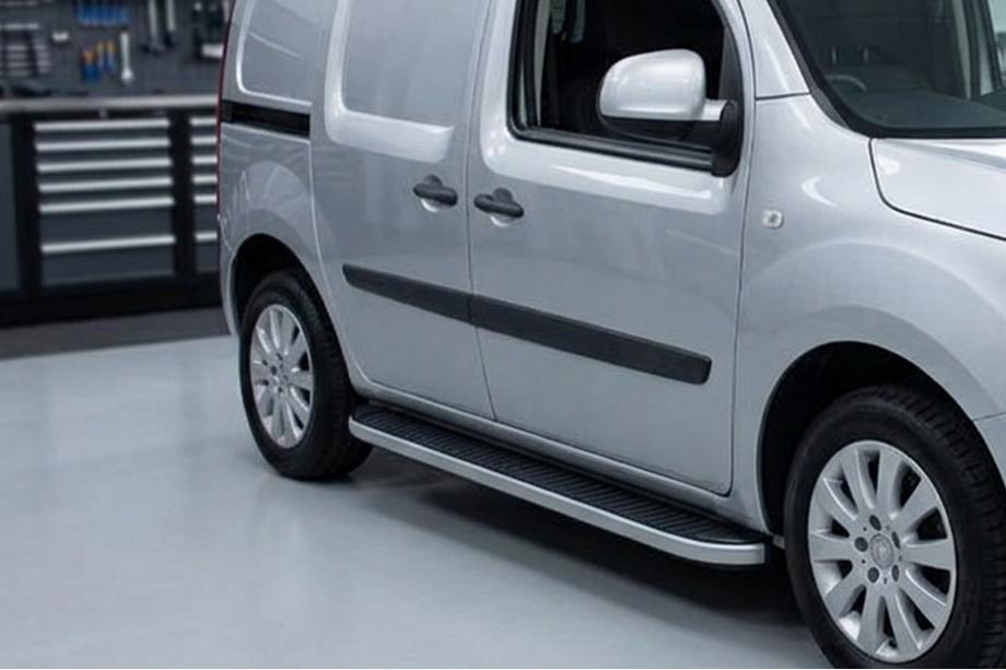 Renault Kangoo 2008–2020 Side steps Tayga Grey (set van 2, aluminium) Image