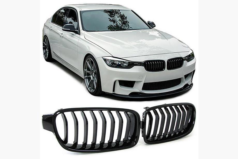 BMW 3 Serie F30/F31 2012–2019 Niergrilles 1Bar (8 lamellen) Image