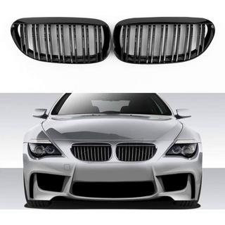 Niergrilles M-Look (hoogglans zwart) BMW 6-serie E63/E64 2003–2010 foto 1
