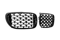 BMW 7 Serie G11/G12 2015–2022 Diamond Black nierroosters (2016-2019, hoogglans zwart) foto 4