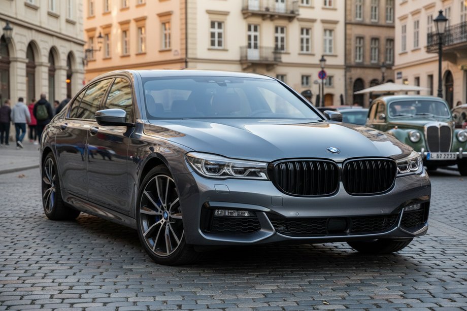 BMW 7 Serie G11/G12 2015–2022 M-Look niergrilles (2019-2022, hoogglans zwart) Image