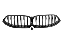 BMW 8-serie G14/G15/G16 2018– Nierroosters 1-Bar (2018-2022, hoogglans zwart) foto 2