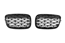 BMW X5 E70 2007–2013 Nieren grille Diamond Black (glans zwart) foto 5