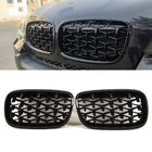 BMW X6 E71 2008–2014 Nieren grille Diamond Black (glans zwart) foto 1