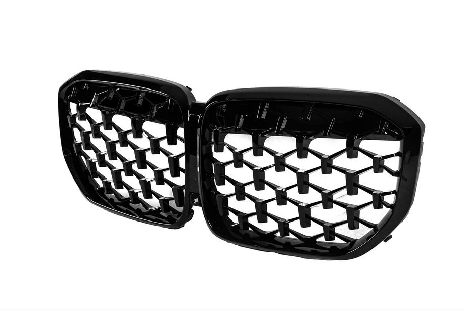 BMW X5 G05 2019–2026 Niergrilles Diamond Black (2018-2022, hoogglans zwart) Foto 3