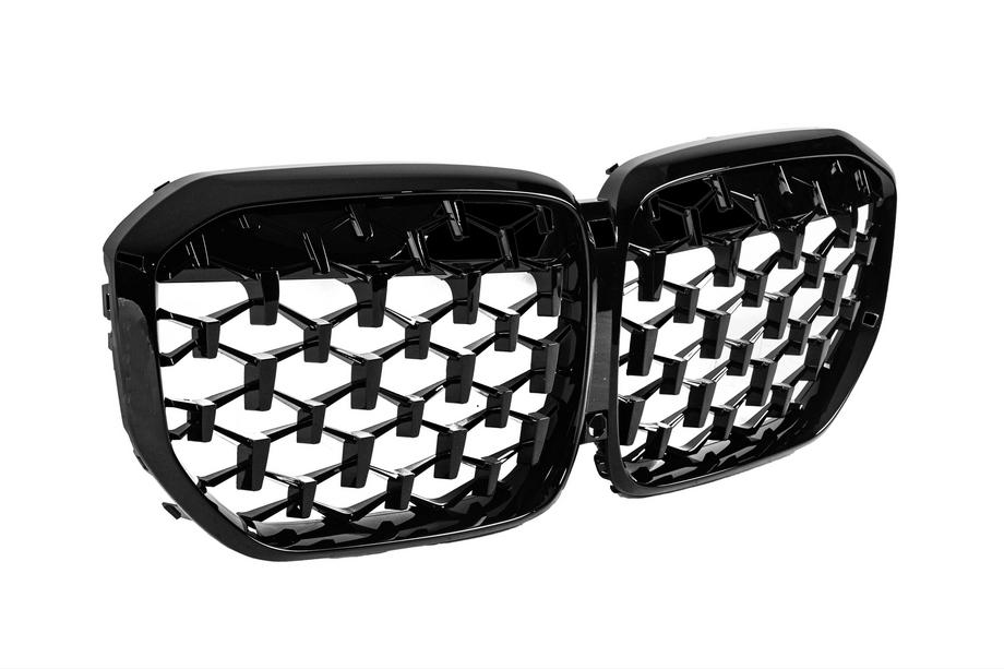 BMW X5 G05 2019–2026 Niergrilles Diamond Black (2018-2022, hoogglans zwart) Foto 4