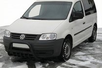 Volkswagen Caddy 2004–2010 Bullbar WT004 Black (RVS) foto 1