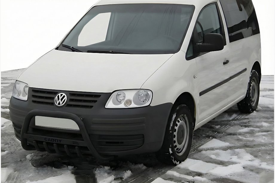 Volkswagen Caddy 2004–2010 Bullbar WT004 Black (RVS) Image