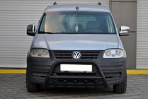 Volkswagen Caddy 2004–2010 Bullbar WT003 Black (RVS) foto 1