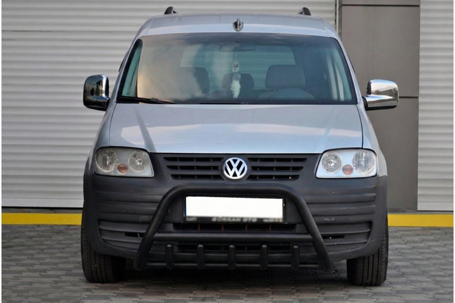 Volkswagen Caddy 2004–2010 Bullbar WT003 Black (RVS) Image