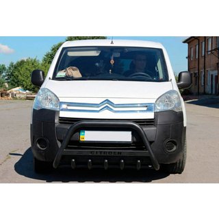 Bullbar WT004 Black (RVS) Citroen Berlingo 2008–2018 foto 2