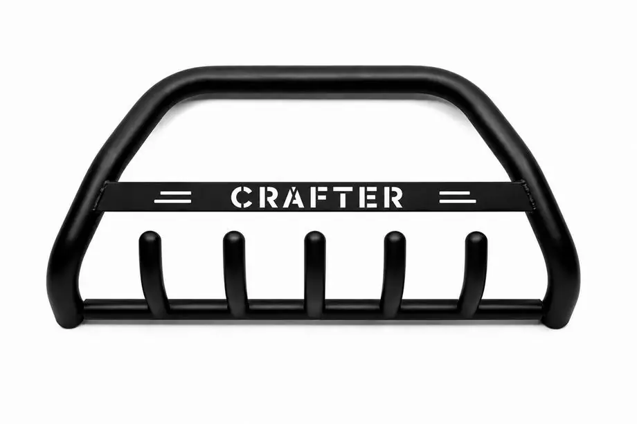 Volkswagen Crafter 2006–2016 Bullbar WT004 Black (RVS) Image