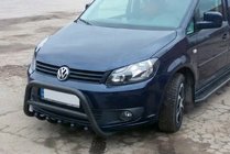 Volkswagen Caddy 2015–2020 Bullbar WT003 Black (RVS) foto 2