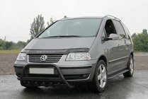 Volkswagen Sharan 1995–2010 Bullbar WT004 Black (RVS) foto 3