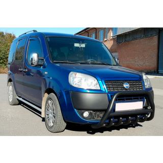 Bullbar WT003 Black (RVS) Fiat Doblo I 2005–2010 foto 1